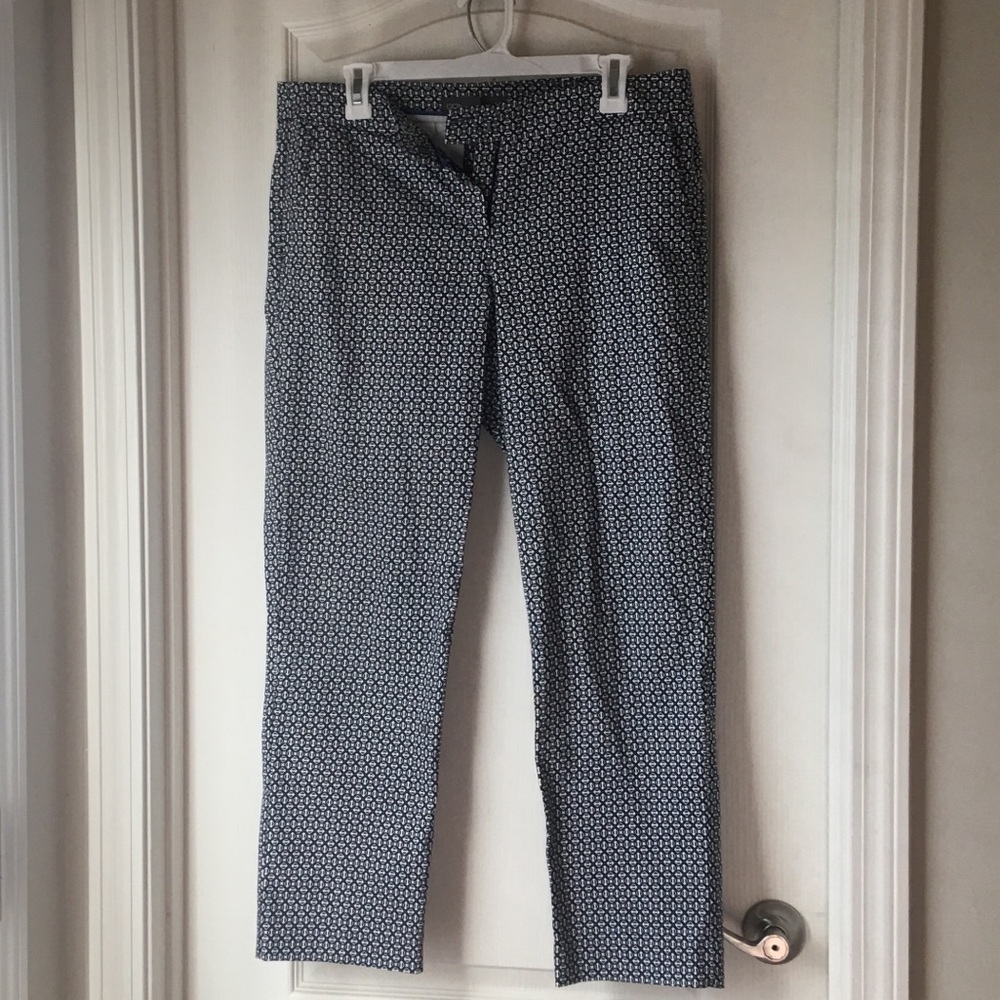 Navy and white pants